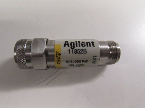 HP (Agilent) 11852B Minimum Loss Matching Pad 50 to 75 ohms