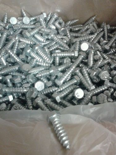3/8 1/-1/2&#034; lag bolt zinc steel qty:100 for sale