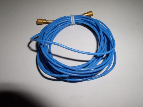 Coaxial cable, blue about 152 inches long, 10-32 plug to 10-32 plug