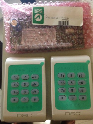 Control panel PC1404 with 2 keypad PC1404RKZ and box DSC new