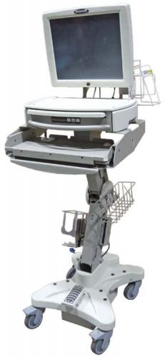Stinger Levitator Rolling Mobile Workstation Medical Cart 6050 +Computer #1