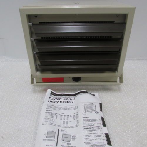 Dayton 3UG73D Electric Utility Heater 5/4.1 kW New in Original Box