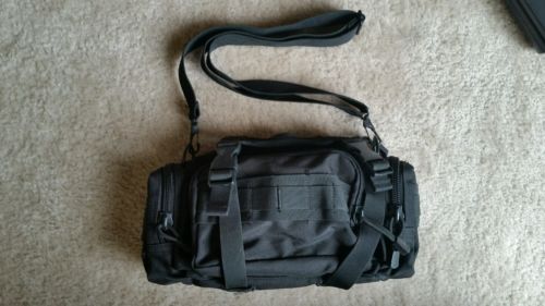 Condor 127 Black Deployment MOLLE Modular Shoulder Go Bag Man Purse Butt Pack