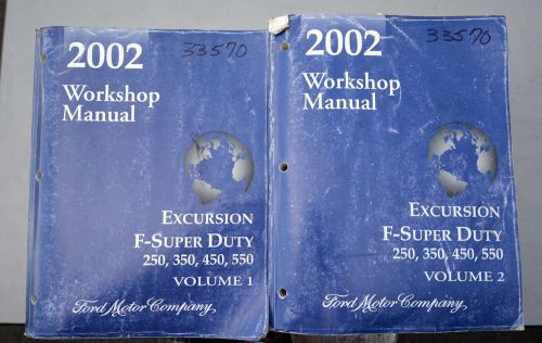 Ford 2002 F-Series Excursion Workshop Manuals (Inv.33570)