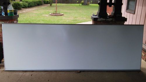Magnetic Porcelain Dry Erase Markerboard w/ Maprail &amp; Tray - 12&#039; long x 4&#039; wide