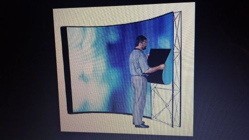 Skyline Mirage 10&#039; x 92&#034; Pop-up Trade Show Display with Rolling Cases