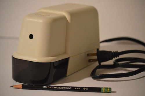Excellent Vintage Hunt Boston Electric Pencil Sharpener MODEL 22 White Rare!