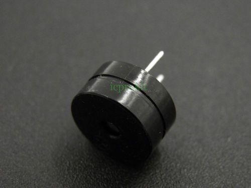 50pcs 12 x 6.5mm 12mm 3V 12x6.5 Active Buzzer Continuous Black Color Beep New