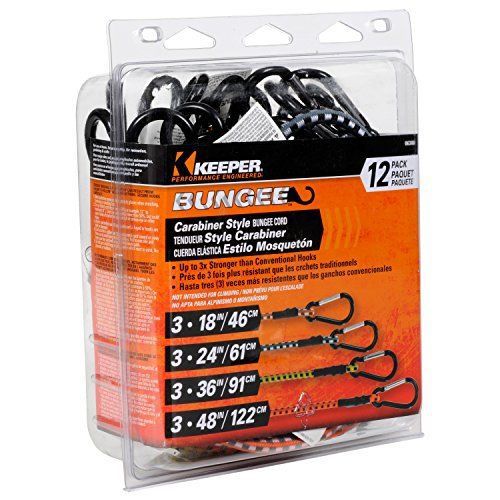NEW Keeper 06300 12 Piece Bungee Assortment FREE SHIPPING