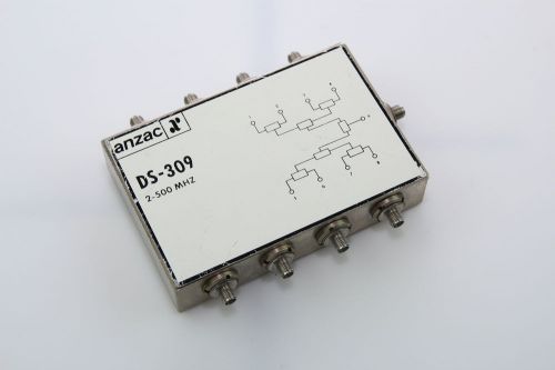 Anzac DS-309 8 Way Power Divider 2 to 500 MHz,SMA