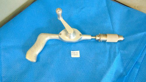 Depuy Hand Drill With Depuy 2079-00 Jacobs Chuck No. 1BM  S1215