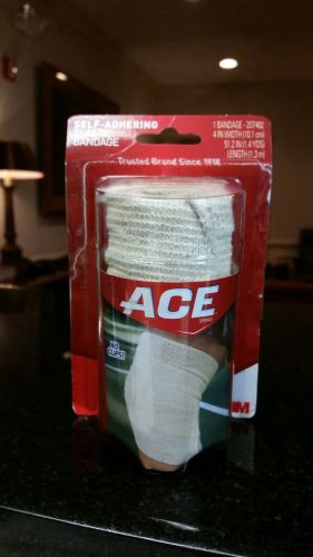 Ace Self-Adhering Elastic Bandage 4&#034; Width No Clips Needed New FREE Shipping