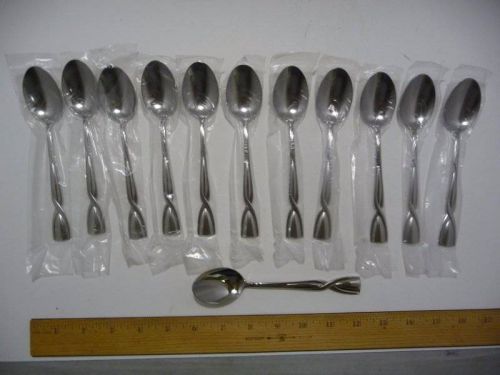 World Restaurant Tableware Stainless Steel Spoons 1 Dozen 6&#034; Long 12pcs