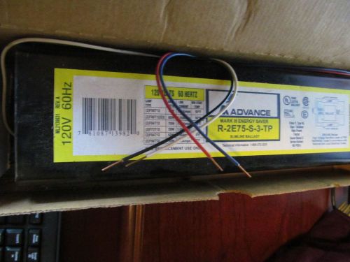 Advance Light Ballast R2E75STP F96T12 SlimLine 120v 60Hz