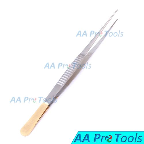 AA Pro: Atraumatic Artery Debakey Forceps Clamp 12&#034; Gold Handle Ent Surgical New