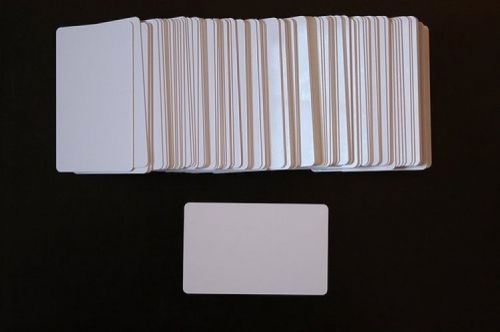 100 Blank Inkjet PVC ID Cards, Double Sided Printing