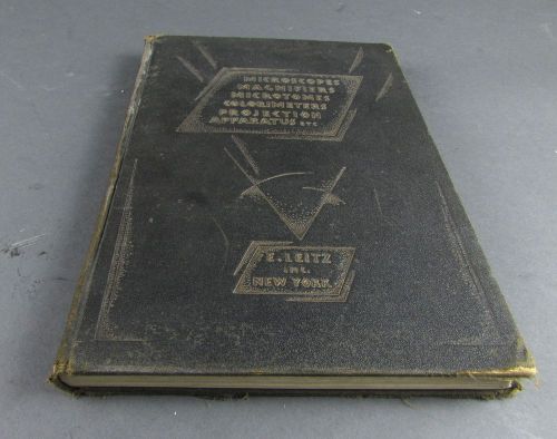 Leitz microscope catalog v-a 1929 biological polarising metallographic etc for sale