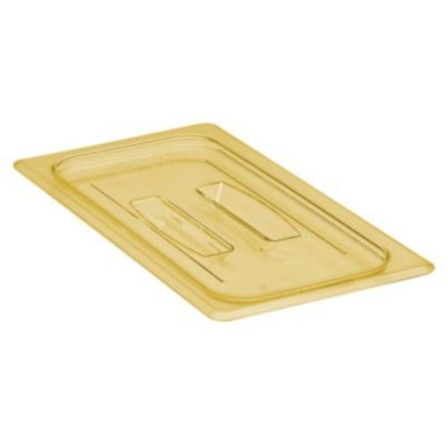 5 cambro® 30hpch150 amber 1/3 size h-pan™ covers with handle for sale
