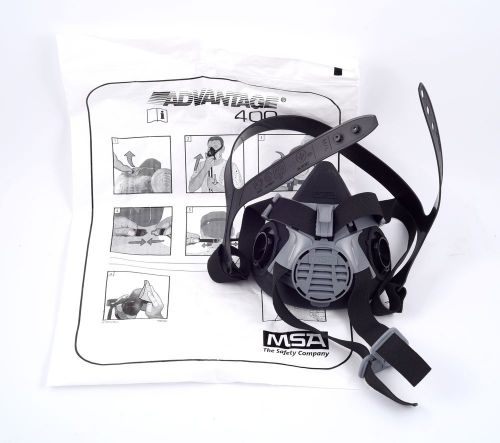 Msa advantage 420 half mask respirator size medium new for sale