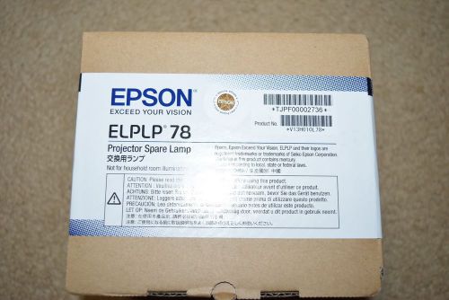 Epson ELPLP 78 Projector Bulb Brand New Sealed Box