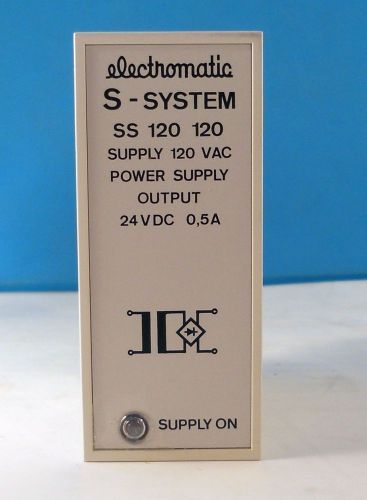 ELECTROMATIC S- SYSTEM SS 120 120 Power Supply Output