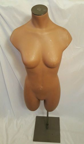 Female Mannequin Torso Hips with Metal Stand Height Adjustable