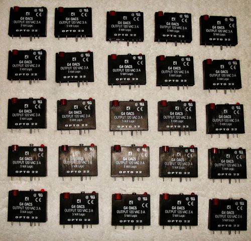 (Lot of 100), OPTO22 OPTO 22 G4 OAC5 G4OAC5 0AC5 AC Out, 5 Volt Logic TESTED