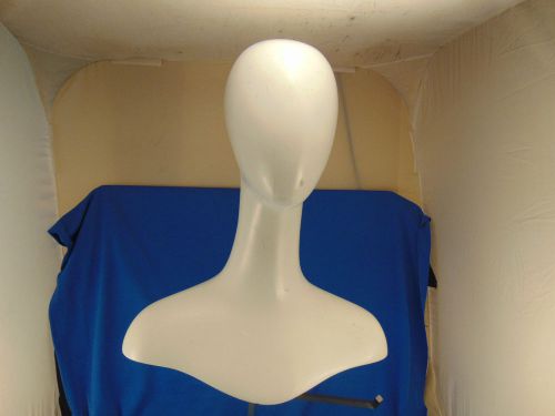 Upper torso mannequin head shoulders stand retail prop seamstress store display