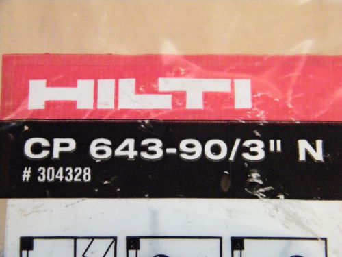 Hilti cp 643-90//3&#034; n - # 304328 ~ expanding fire seal collar for 3&#034; pvc pipe for sale