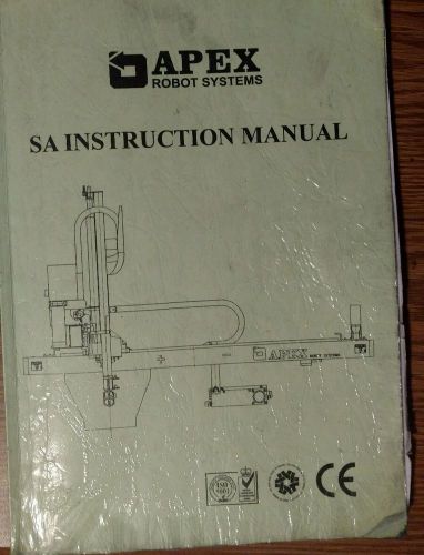 Apex Robot SA-700-1200DS Instruction Manual Injection molding