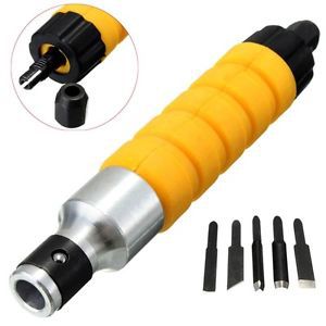 New professional woodworking chisel electric carving tool with 5 carving blades for sale