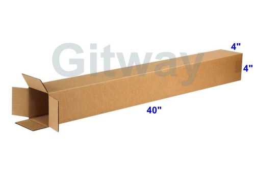 25 4x4x40 tall long cardboard shipping golf club driver pole box boxes 40x4x4 for sale