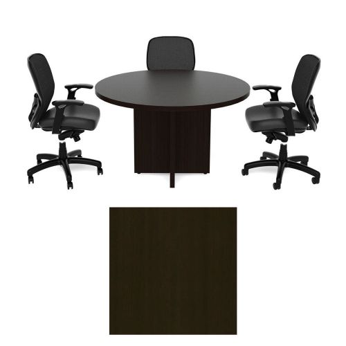 36 inch round conference table cherryman amber black cherry laminate 3 feet for sale