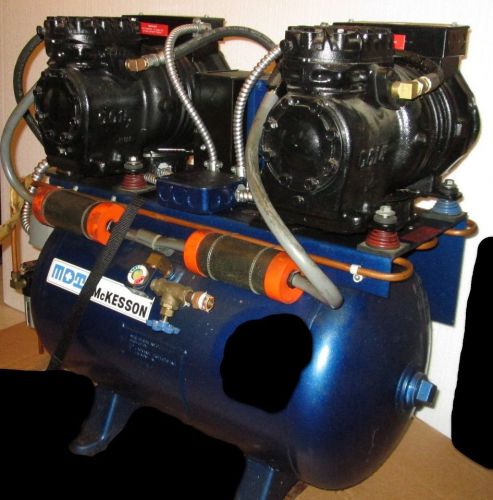 Mdt / mckesson dual head air compressor 220/230v 03-08-1000-30 for sale