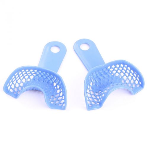 20 PCS Dental Autoclavable Plastic Steel Impression Trays Supply Anterior Type