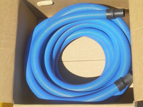 Carpet cleaning  50&#039; (crush proof) vacuum hose 1 1/2&#034; blue for sale