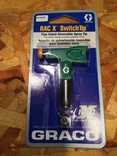 Graco rac x 210 fft fine finish airless spray green tip for sale