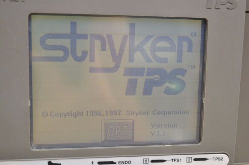 Stryker 5100-201 TPS Hermes Ready Arthroscopy Console Version 3.3 (11656)