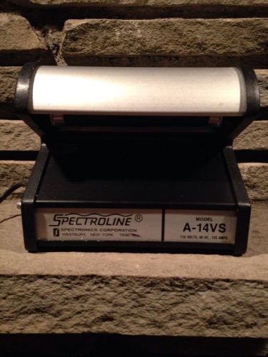 Spectroline UV A-14VS Black Light Fluorescence Detection Checks Cash Hand Stamps