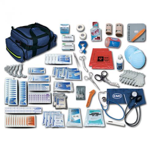 Emergency Medical Technician Pro Response 2 Complete Kit with Navy Bag  1 EA