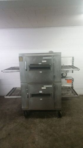 Lincoln Impinger 1040 Double Stack Natural Gas Pizza Conveyor Ovens Oven Tested