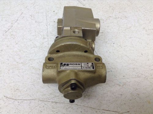 Ross controls 2771b3001 1-10 bar pneumatic shut off valve w/ solenoid 110-120 v for sale