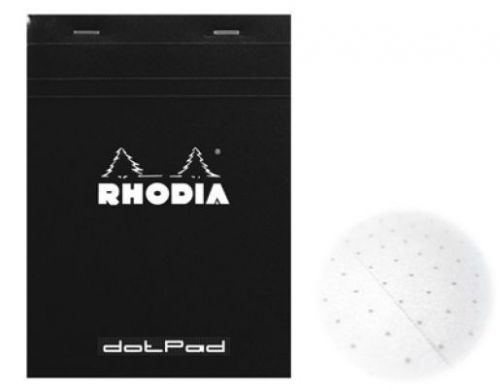 Rhodia - Dot Pad 6 x 8 1/4 Black Pad