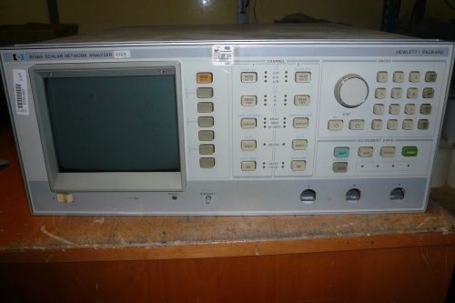 HP 8756A Scalar Network Analyzer FOR PARTS/REPAIR AS IS .READ AD