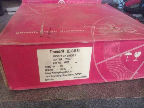 Thermanit je308lsi stainless welding wire 33lb roll .030&#034; for sale