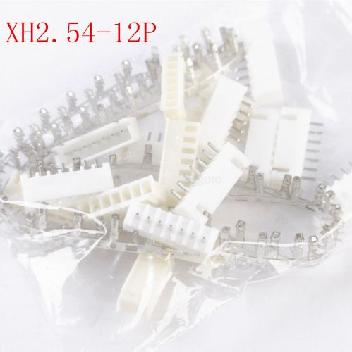 10pcs XH2.54-12P 2.54mm Connector Kits Pin Header +Terminal + Housing