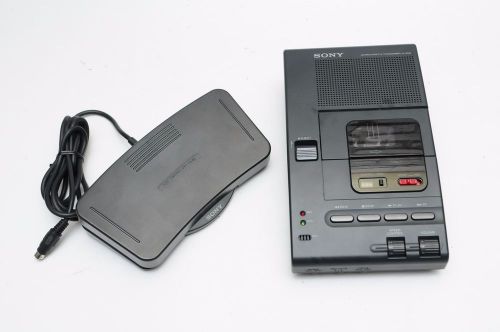 Sony M-2000 Microcassette Transcriber with Sony Foot Pedal Control FS-80