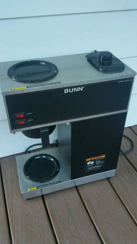 BUNN Commercial VPR Stainless Steel Coffee Maker Brewer w 2 Warmers 120V 33200