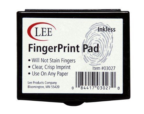 Inkless FingerPrint Pad Non Toxic Pad Deliver Clear Crisp Imprint Not Stain Skin