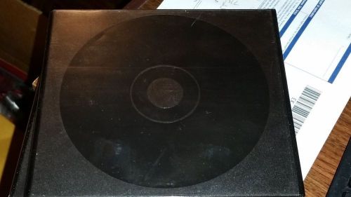 3 used black cd cases